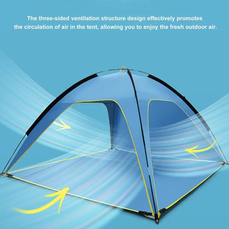 3 Sides Ventilated Spacious Outdoor Big Tent Sunscreen Rainproof Tent,Style: Ordinary