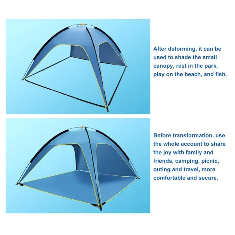 3 Sides Ventilated Spacious Outdoor Big Tent Sunscreen Rainproof Tent,Style: Ordinary