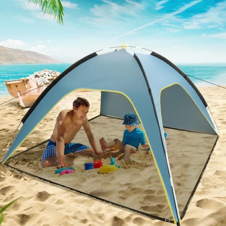 3 Sides Ventilated Spacious Outdoor Big Tent Sunscreen Rainproof Tent,Style: Ordinary