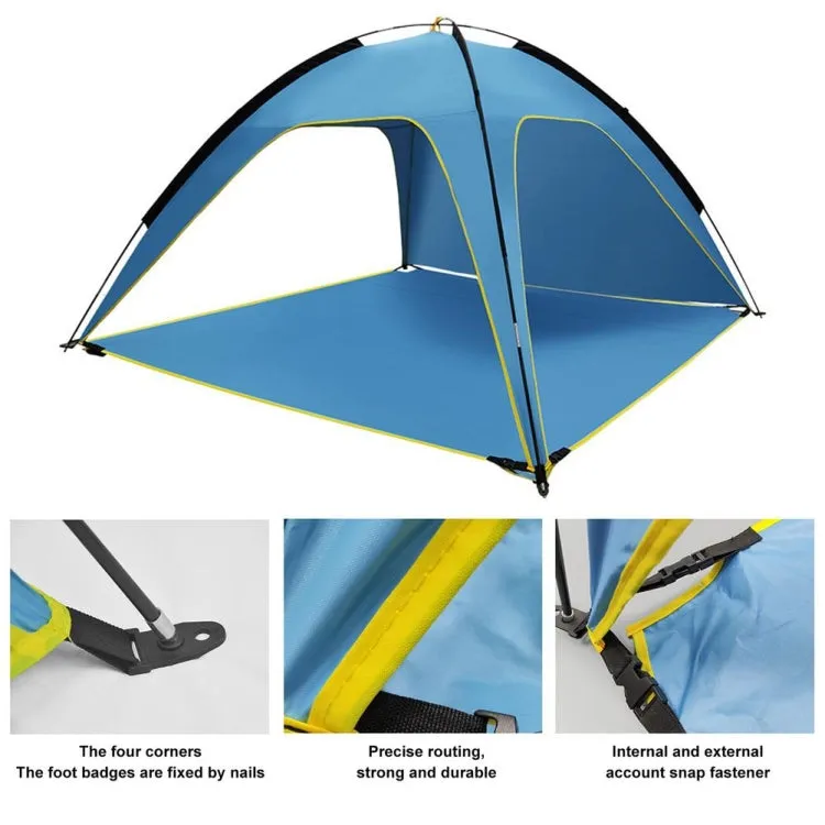 3 Sides Ventilated Spacious Outdoor Big Tent Sunscreen Rainproof Tent,Style: Ordinary