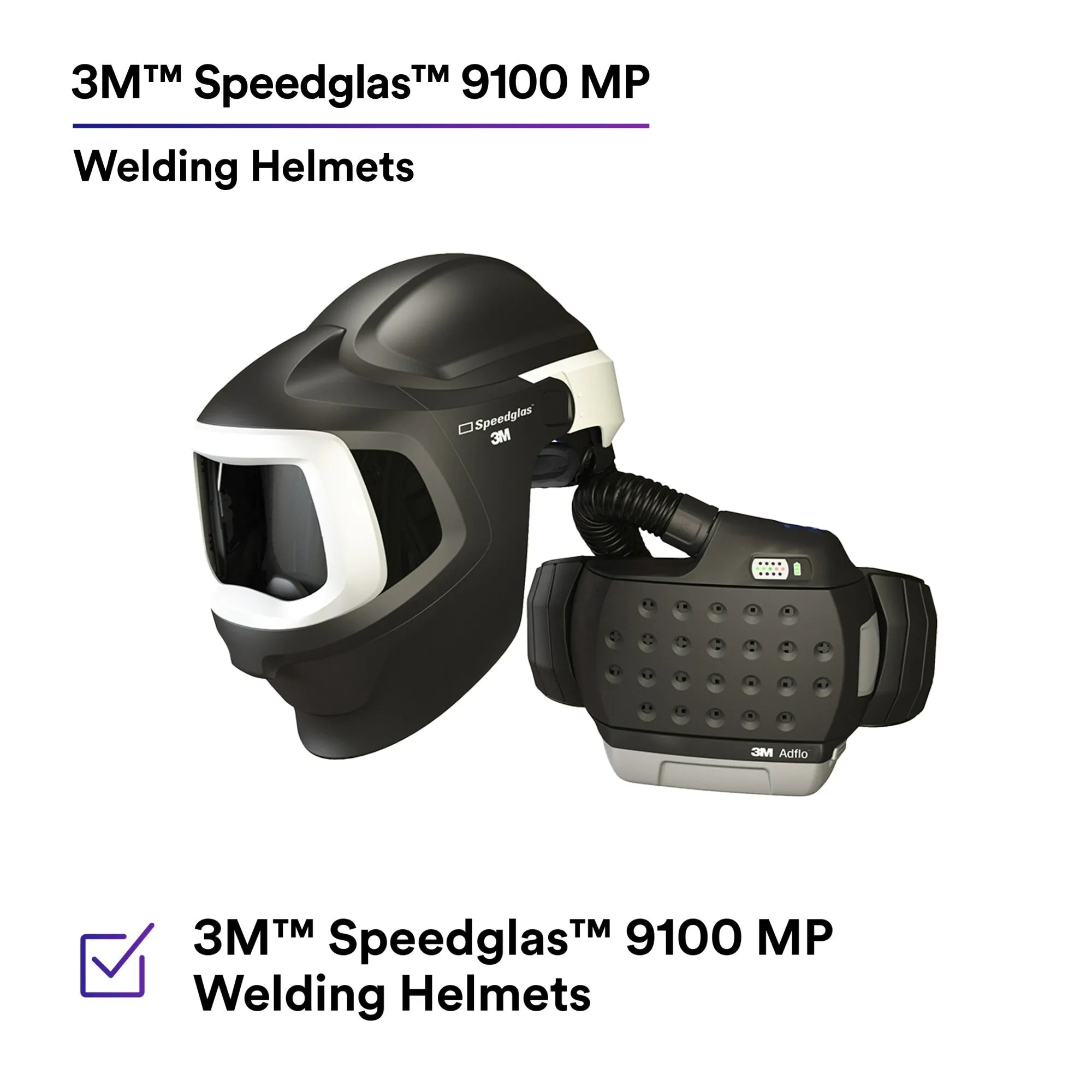 3M Adflo Powered Air Purifying Respirator HE System with 3MSpeedglas Welding