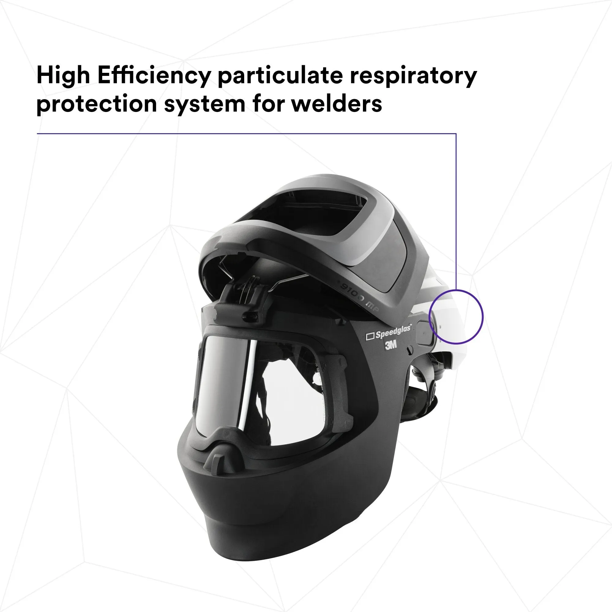 3M Adflo Powered Air Purifying Respirator HE System with 3MSpeedglas Welding