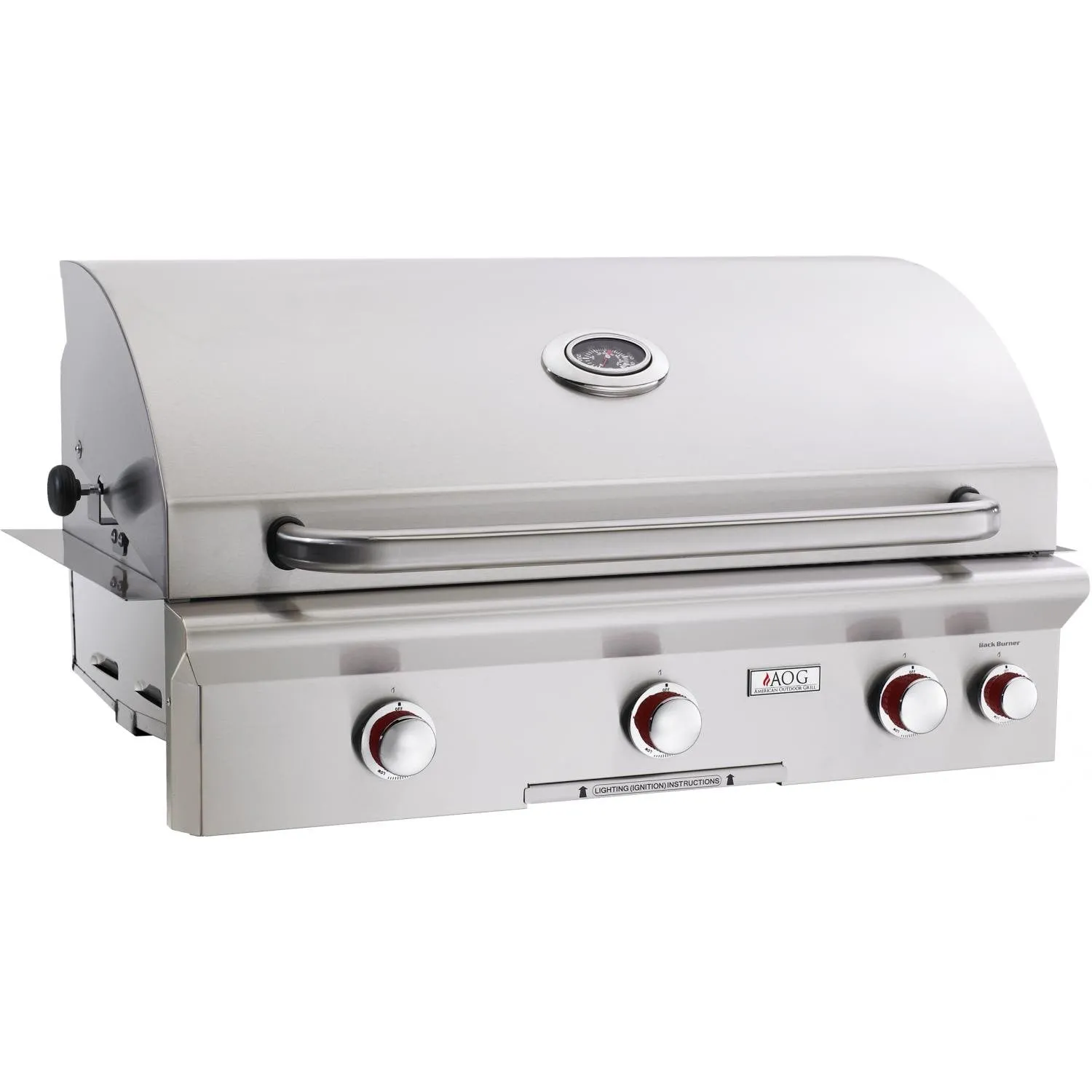 American Outdoor Grill T-Series 36-Inch 3-Burner Built-In Natural Gas Grill With Rotisserie - 36NBT