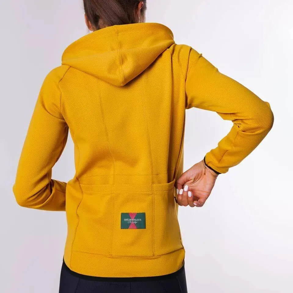 CAFE DU CYCLISTE Solenne Gravel Hoodie - Amber