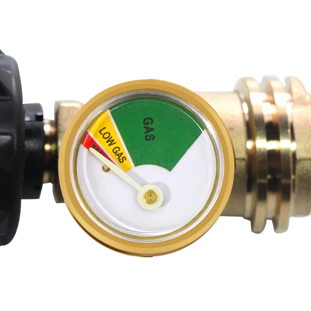 Camplux Propane Tank Gauge, Leak Detector Gas Pressure Meter