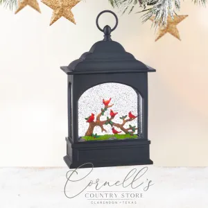 Cardinal Lighted Water Lantern