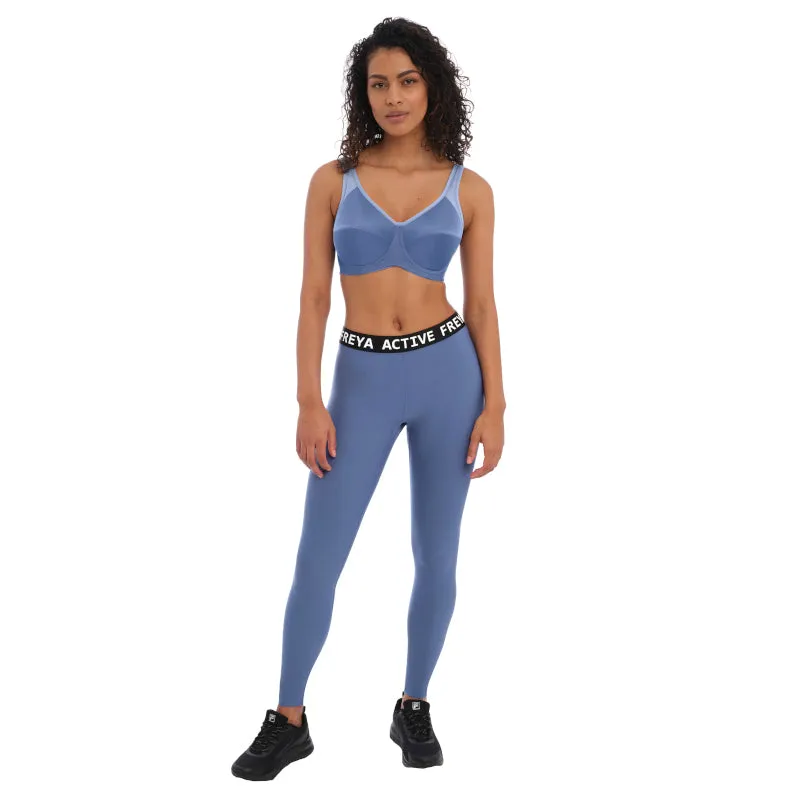 Core Sports Bra Underwired Denim Blue - Freya Active