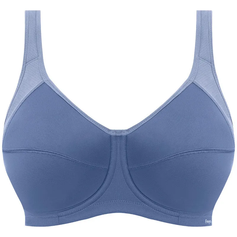 Core Sports Bra Underwired Denim Blue - Freya Active