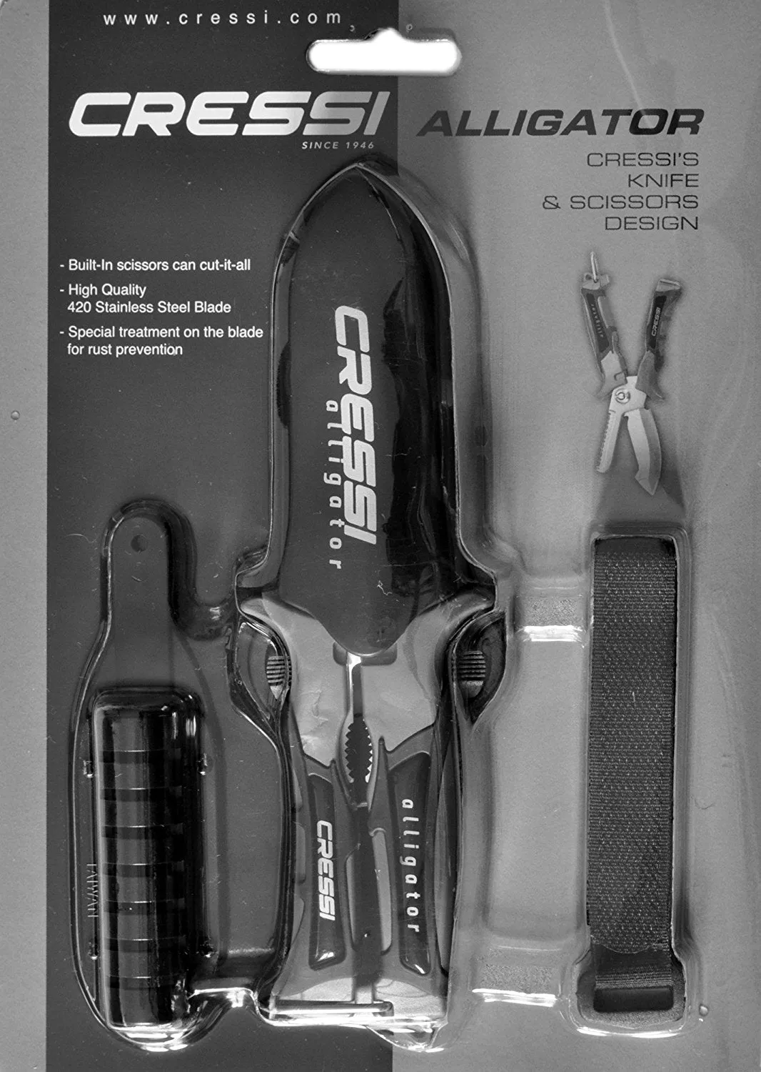 Cressi Alligator - Scissor/Knife