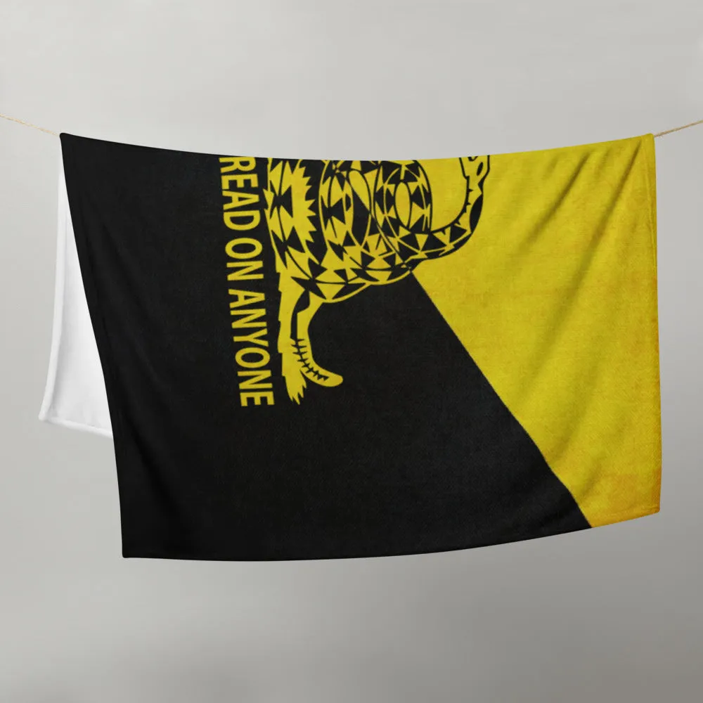 Don't Tread on Anyone Ancap Throw Blanket