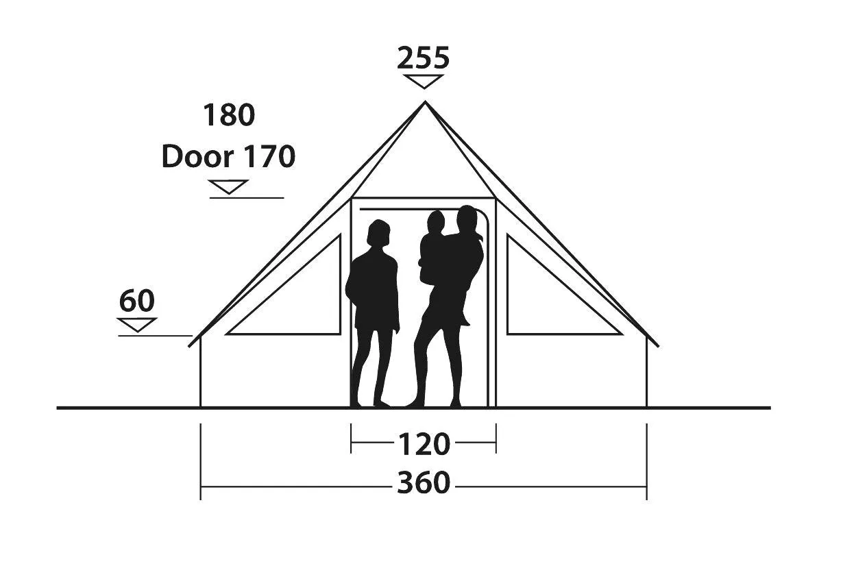 Easy Camp Moonlight Cabin - 10 Person Family Tent