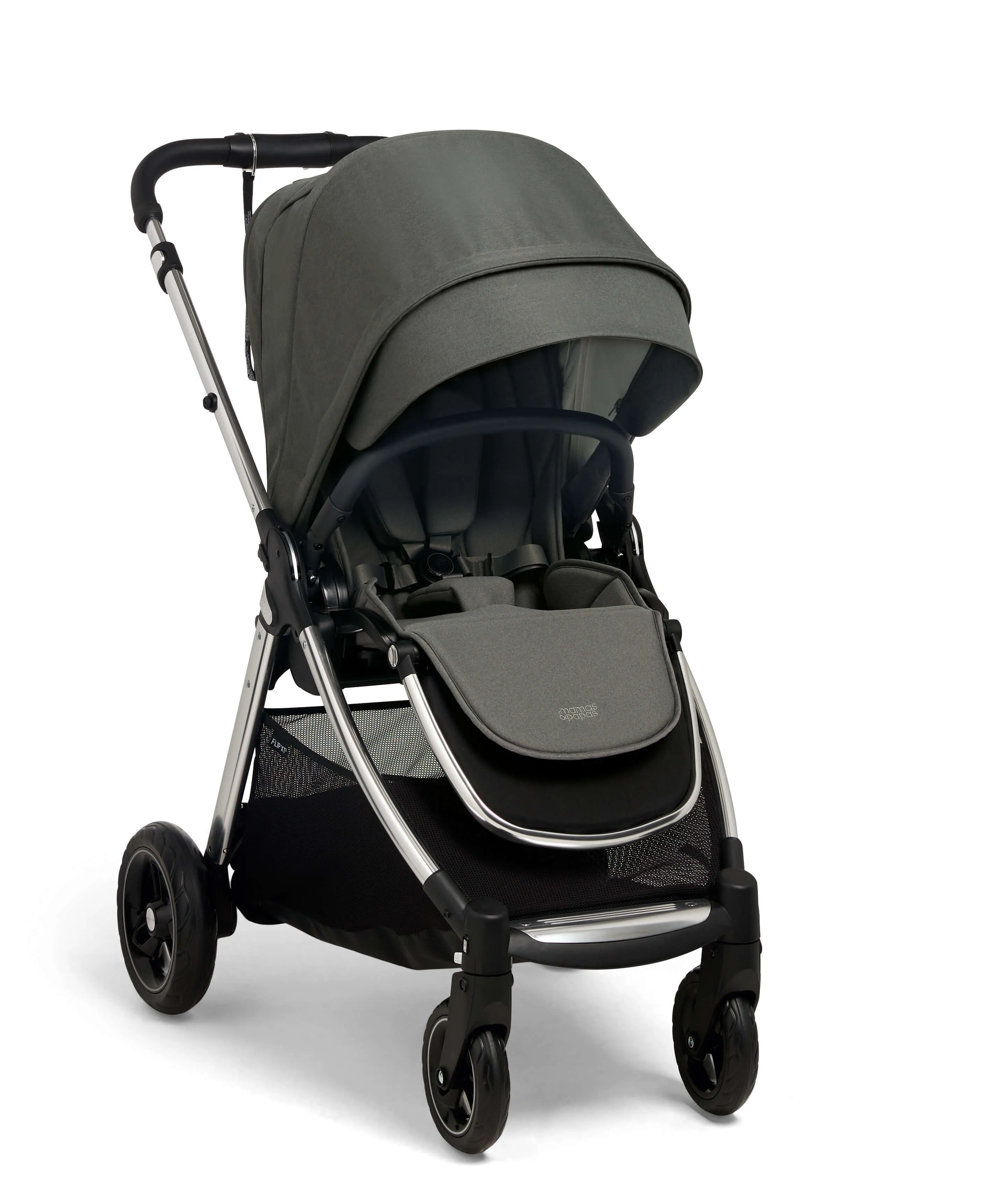 Flip XT³ Pushchair Complete Bundle with Cybex Aton B2 Car Seat & Base (7 Pieces) - Harbour Grey