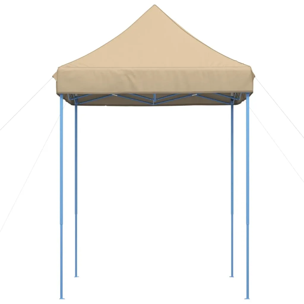 Foldable Party Tent Pop-Up Beige 200x200x306 cm