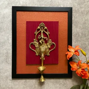 Ganesha Brass Wall Art For Living Room - Divine Wall Hanging