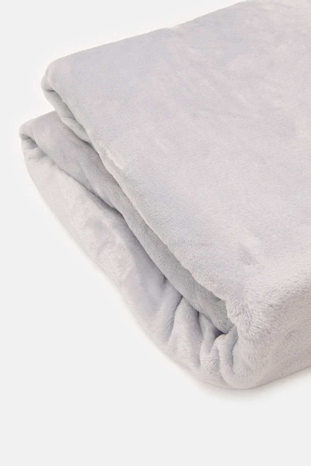 Grey Plain Ultra Soft Blanket (Double Size)