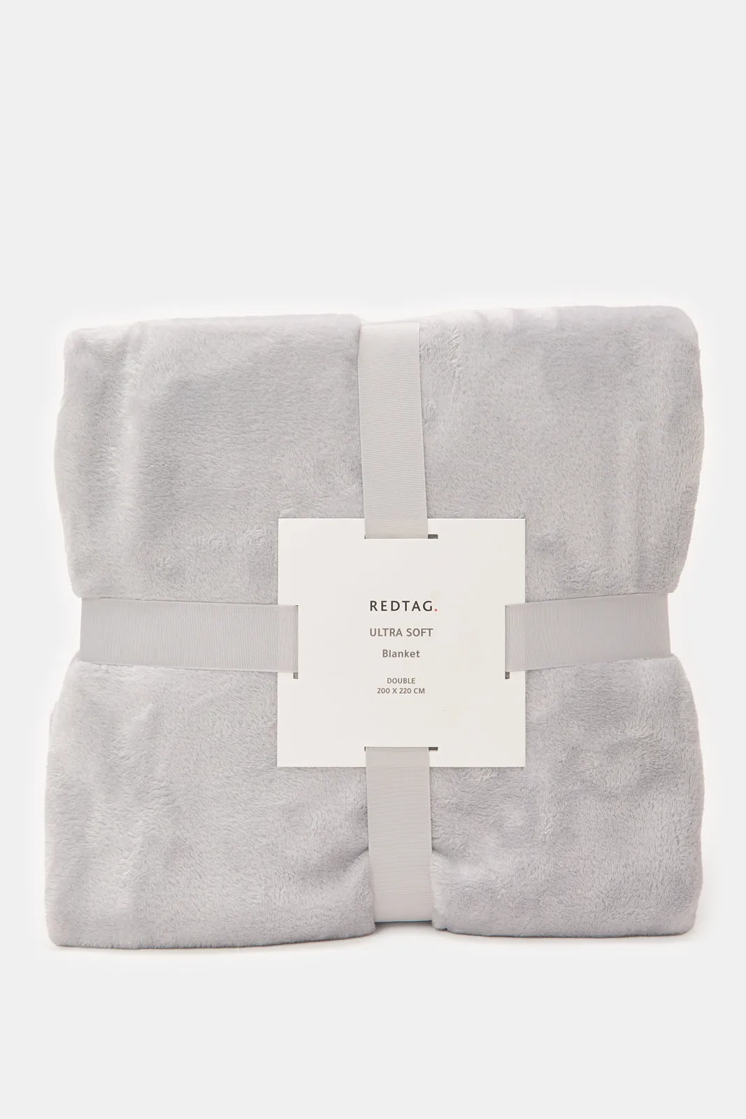 Grey Plain Ultra Soft Blanket (Double Size)