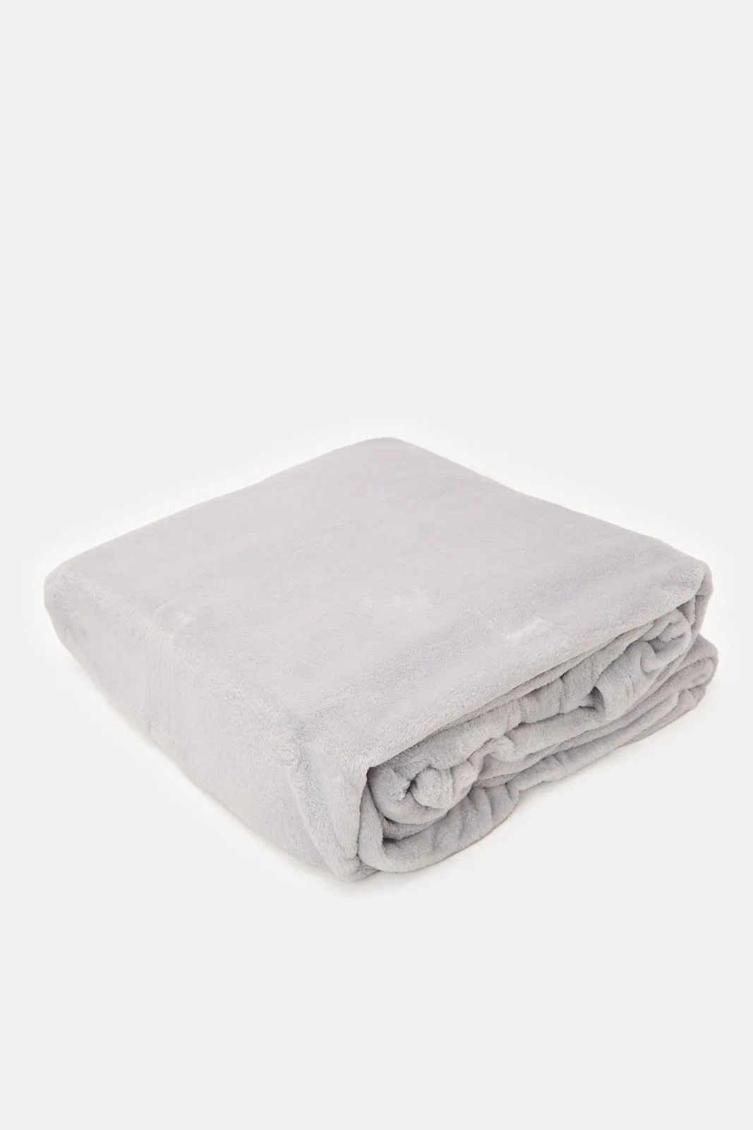 Grey Plain Ultra Soft Blanket (Double Size)