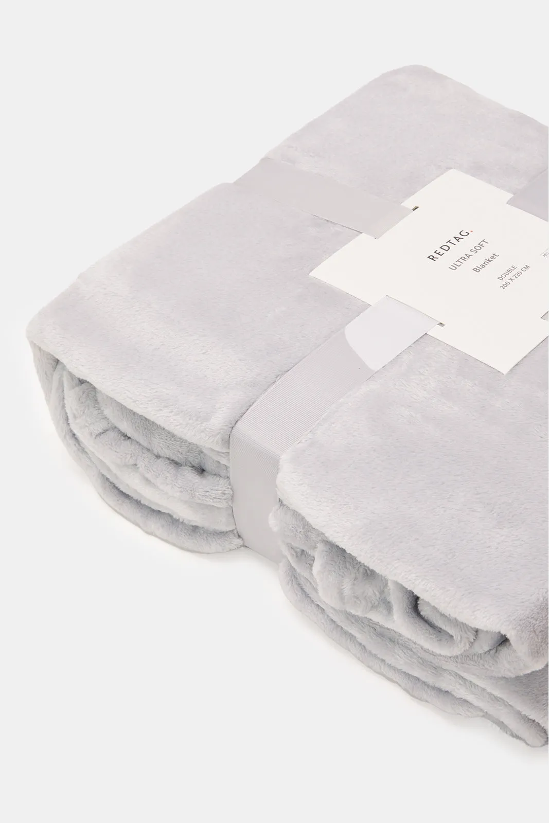 Grey Plain Ultra Soft Blanket (Double Size)