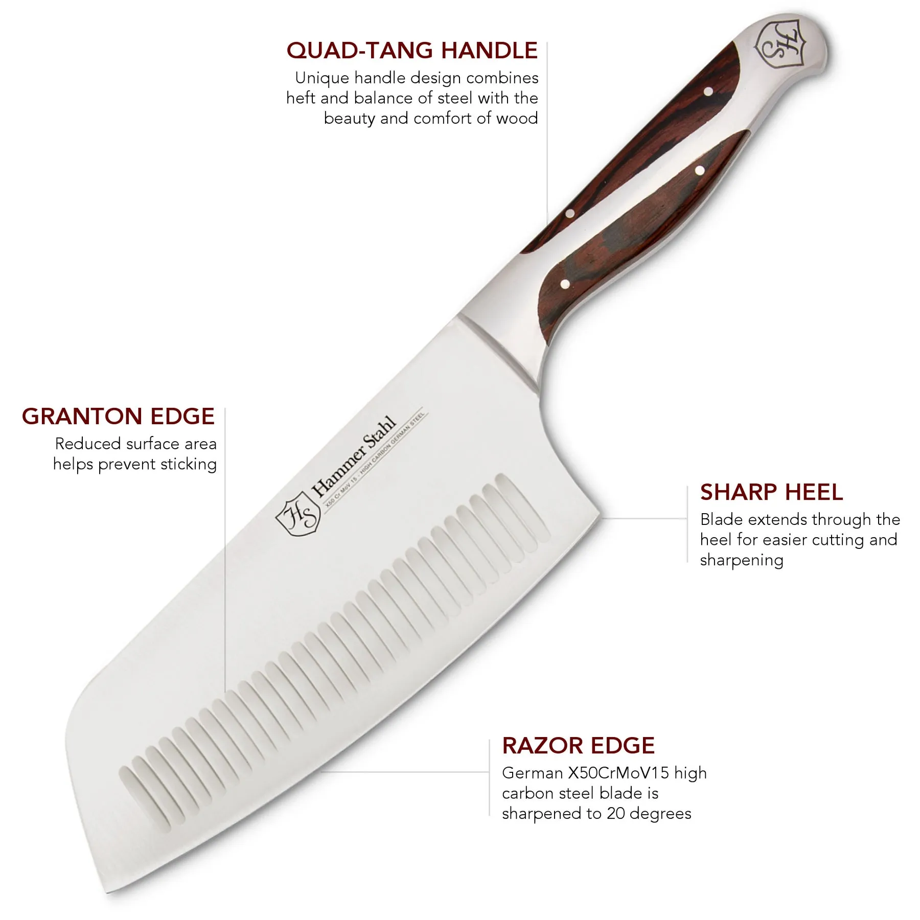 Hammer Stahl 7" Vegetable Cleaver