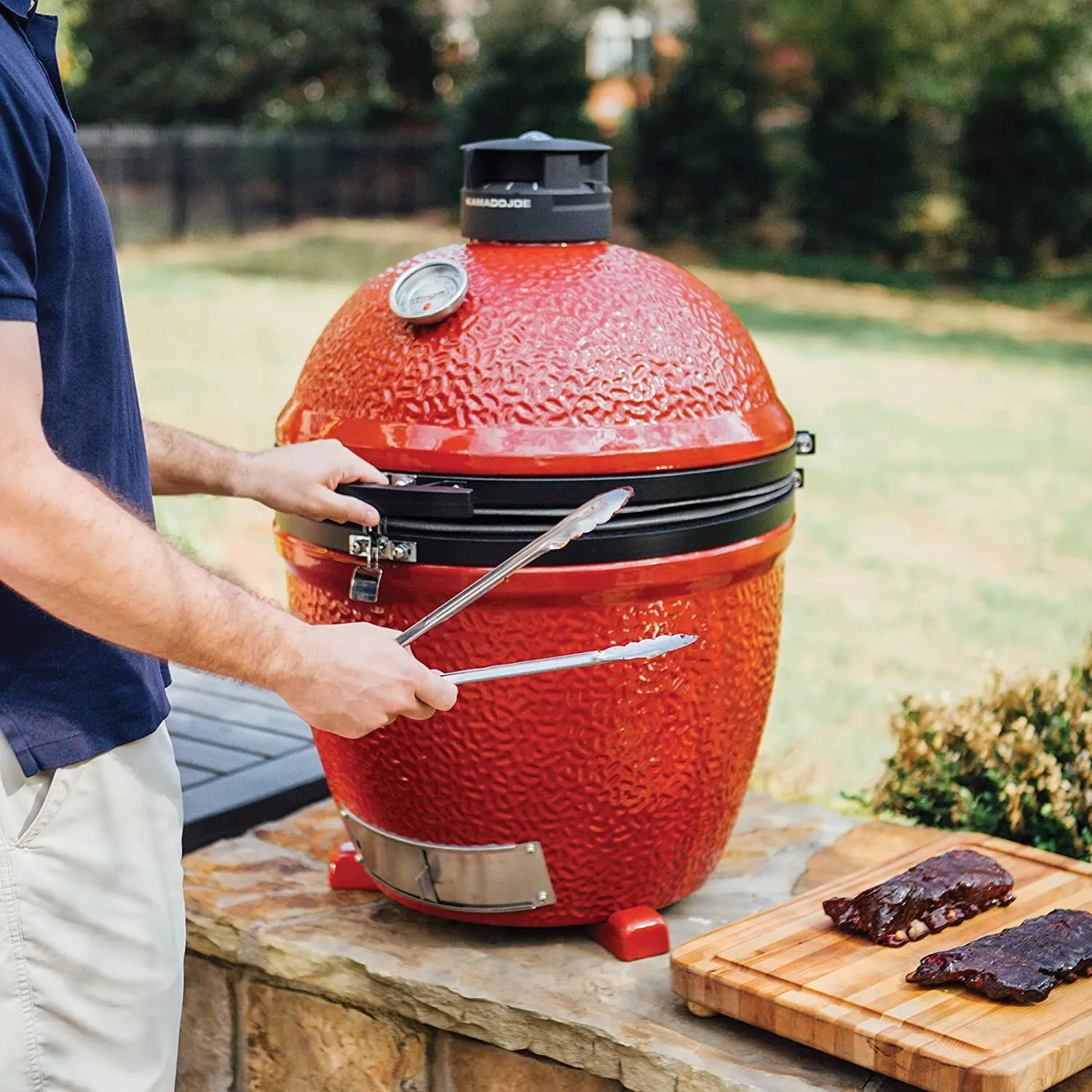 Kamado Joe:  Classic II w/ Heat Deflector & Tools w/ KJ-CBH