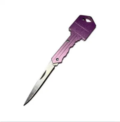 Key Knife with Hidden Blade Self Defense Keychain