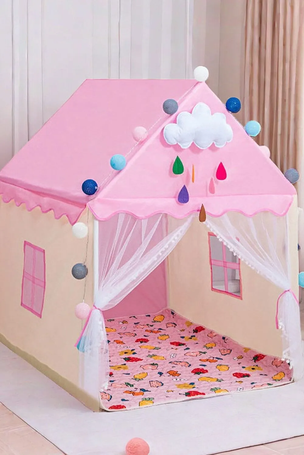 Kid's Indoor & Outdoor Playhouse Tent