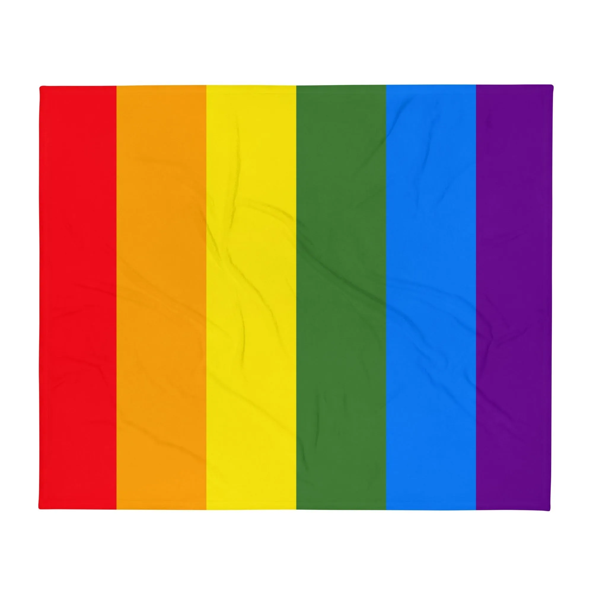 LGBTQ Pride Flag Throw Blanket