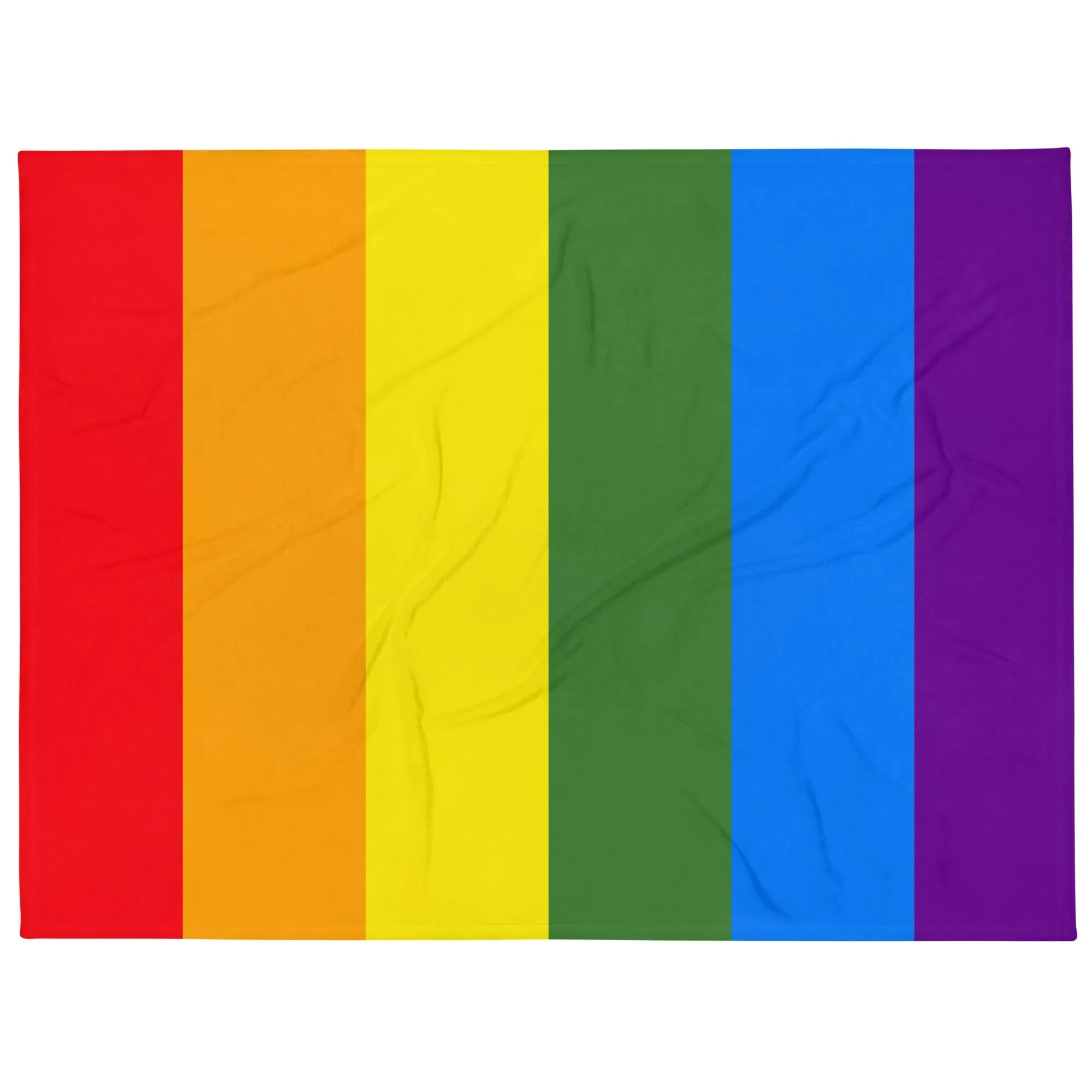 LGBTQ Pride Flag Throw Blanket