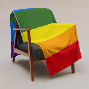 LGBTQ Pride Flag Throw Blanket