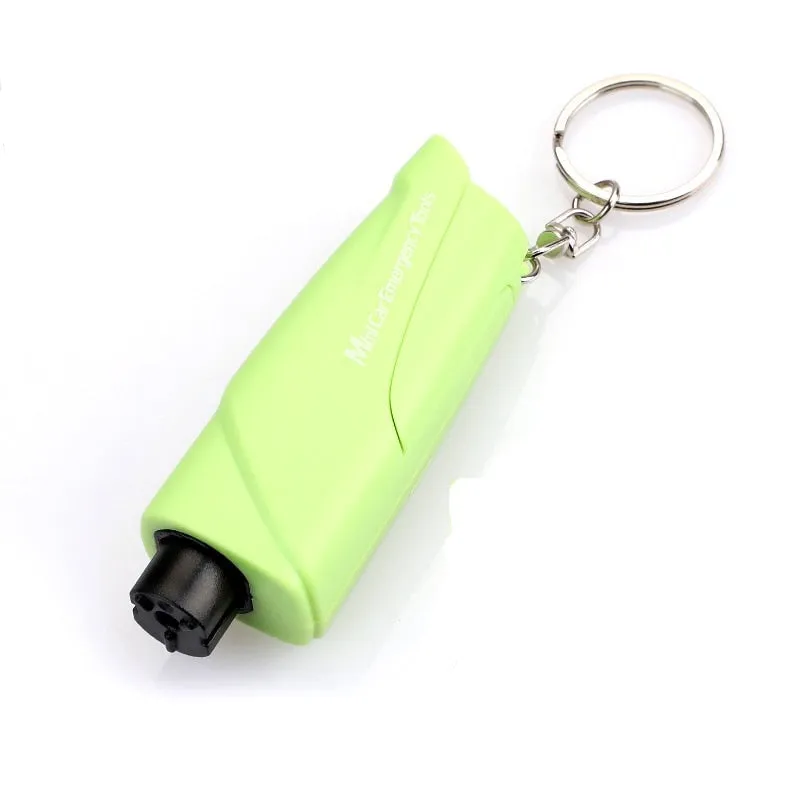 Modern Window-Breaker and Seatbelt-Cutter 2-in-1 Emergency Keychain