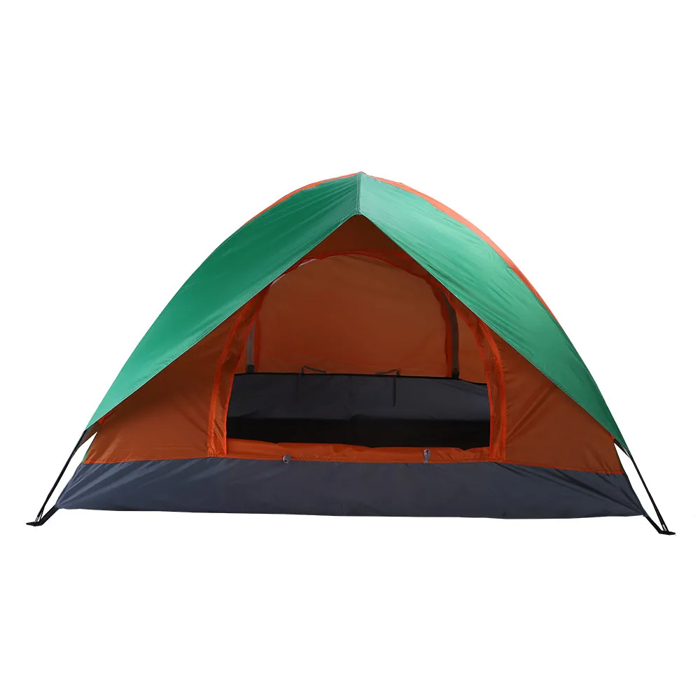 Outdoor/Indoor 2 person Camping Dome Tent, Double Door Windproof for Camping, Hiking, Backpacking & Mountaineering