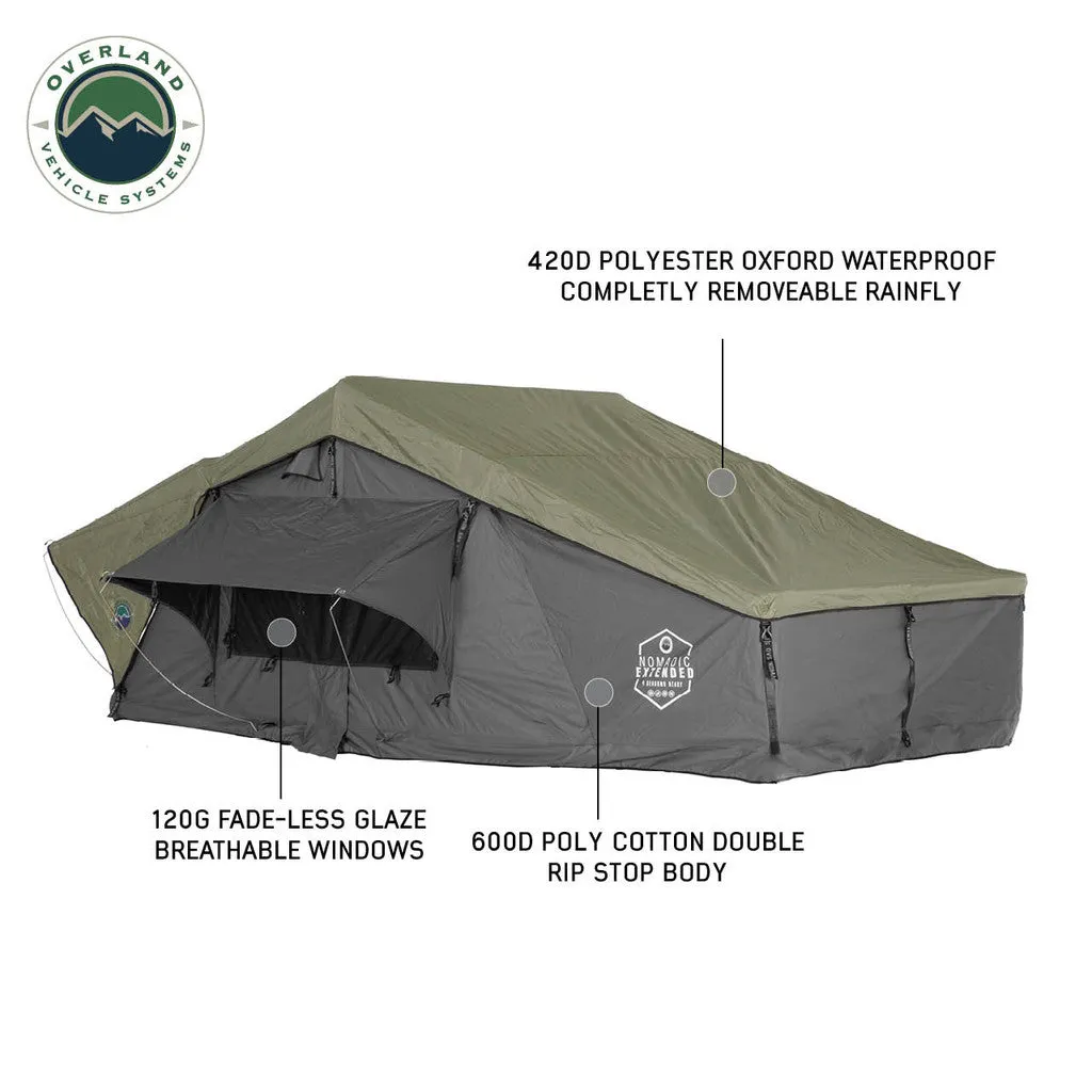 Overland Vehicle Systems Nomadic 4 Extended Roof Top Tent