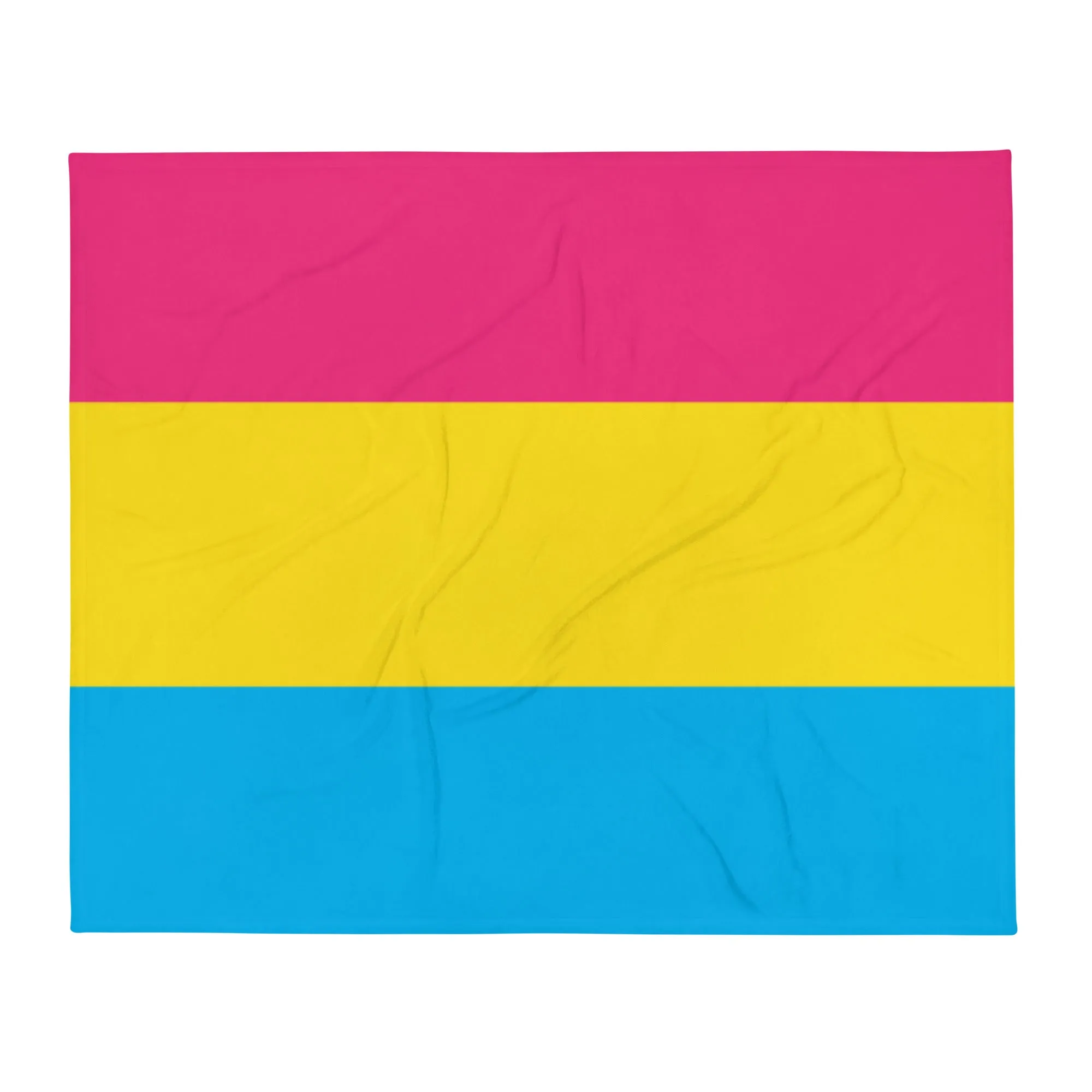 Pansexual Pan Pride Flag Throw Blanket