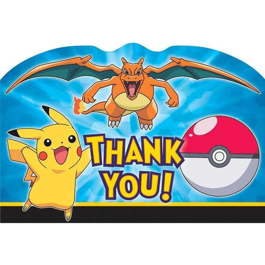 Pokémon - Thank You Note Postcards