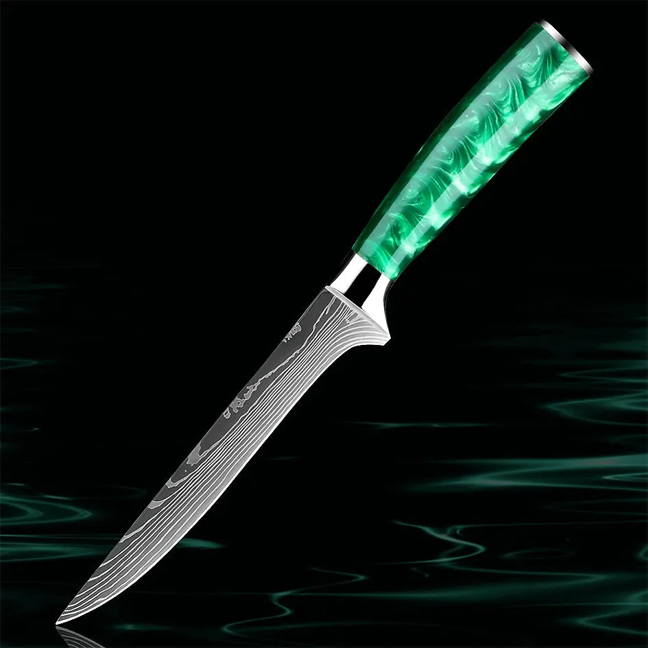 Razor Sharp Kitchen Knife Green