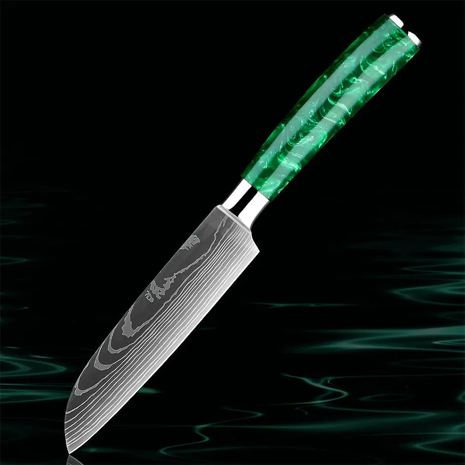 Razor Sharp Kitchen Knife Green