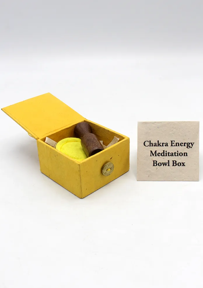 Solar Plexus Chakra Energy Meditation Mini Singing Bowl