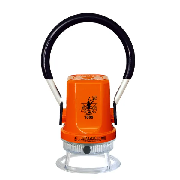 Star Headlight Model 2012-LED Orange Trainman Lantern