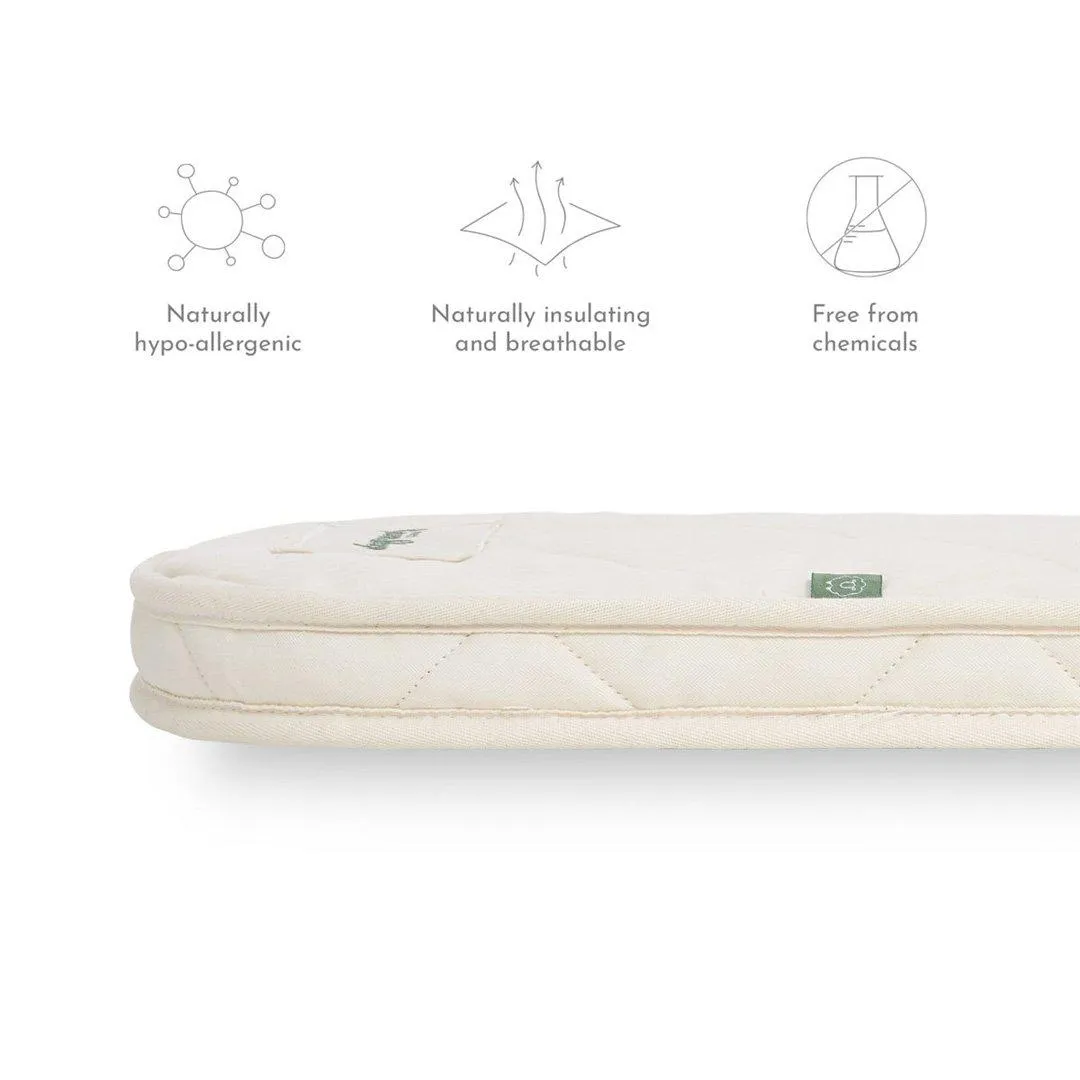 The Little Green Sheep Twist Natural Cot Bed Mattress 70x140cm