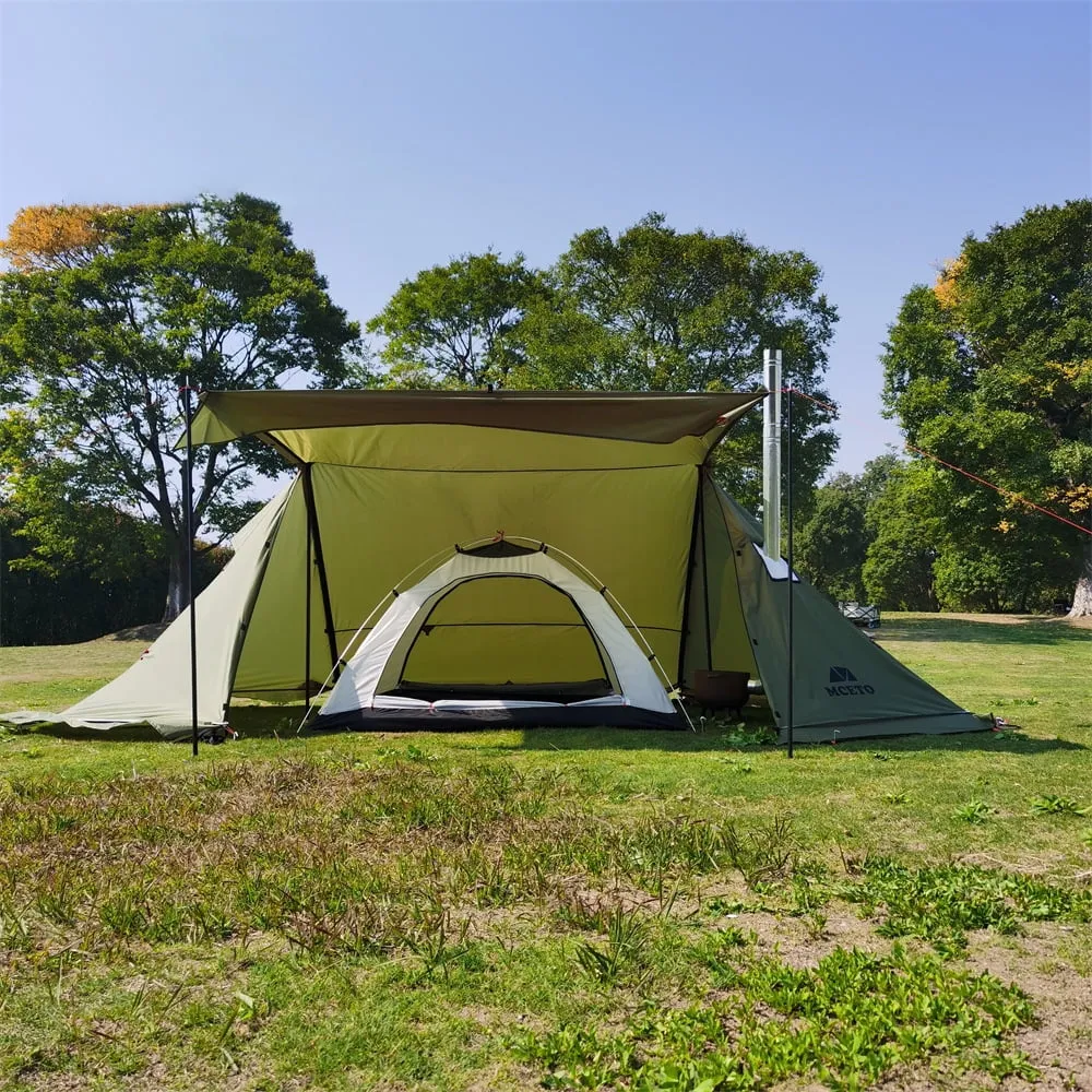 timeless Tent,Tent Stove 4 Season Tent Sun Outdoor Windproof Camp Tent Sun Shelter Sun Shelter Family Stove 4 Season 4 Season Tent Camp Tent SIUKE BUZHI