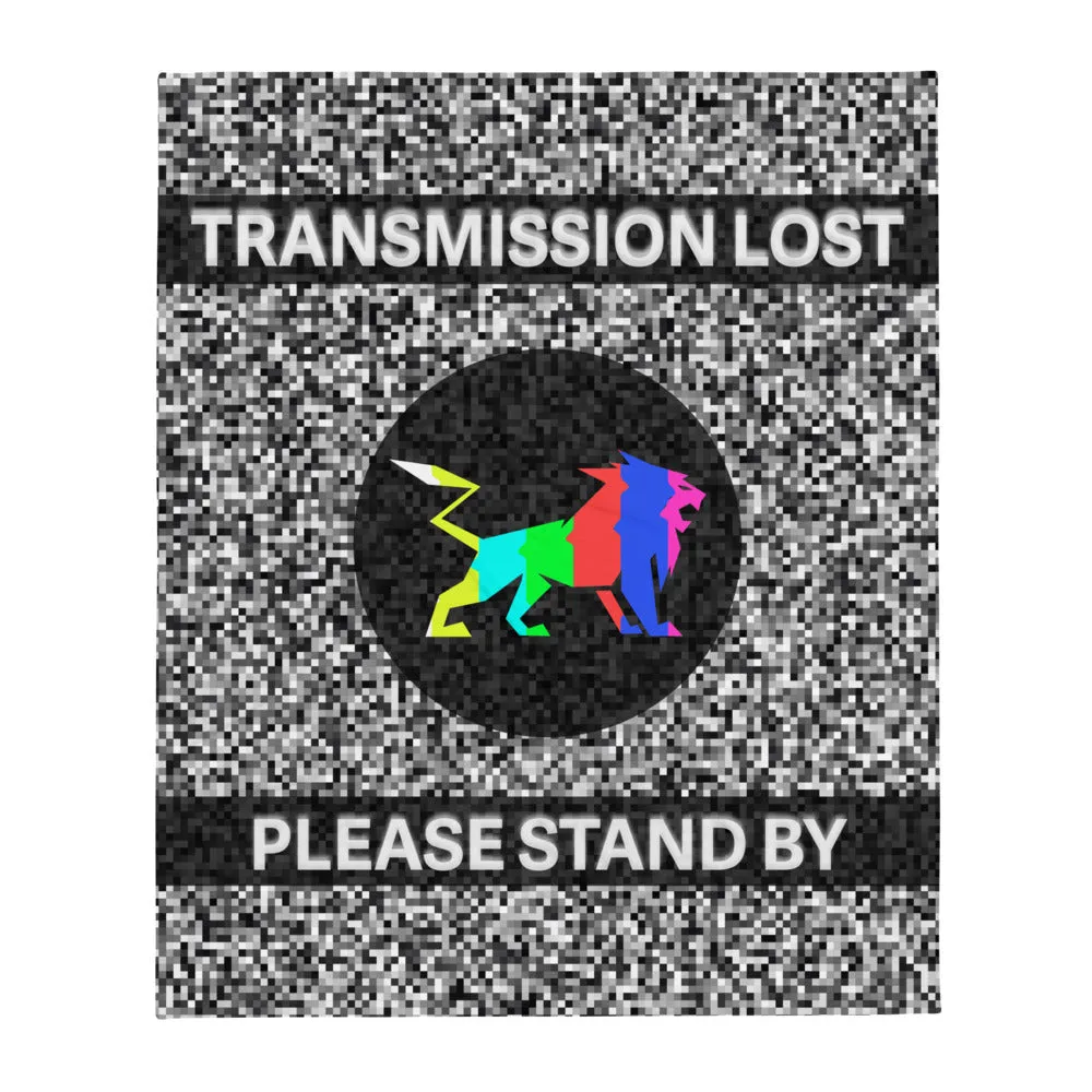 Transmission Lost Throw Blanket