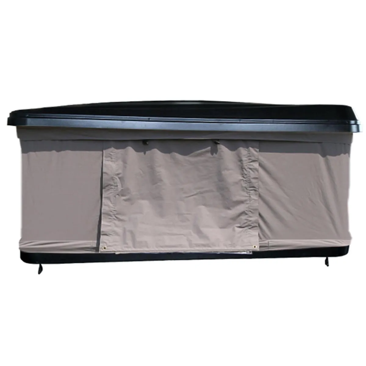 Trustmade Black Hard Shell Light Grey Rooftop Tent 2mins Setup 100% Waterproof 50mm Mattress