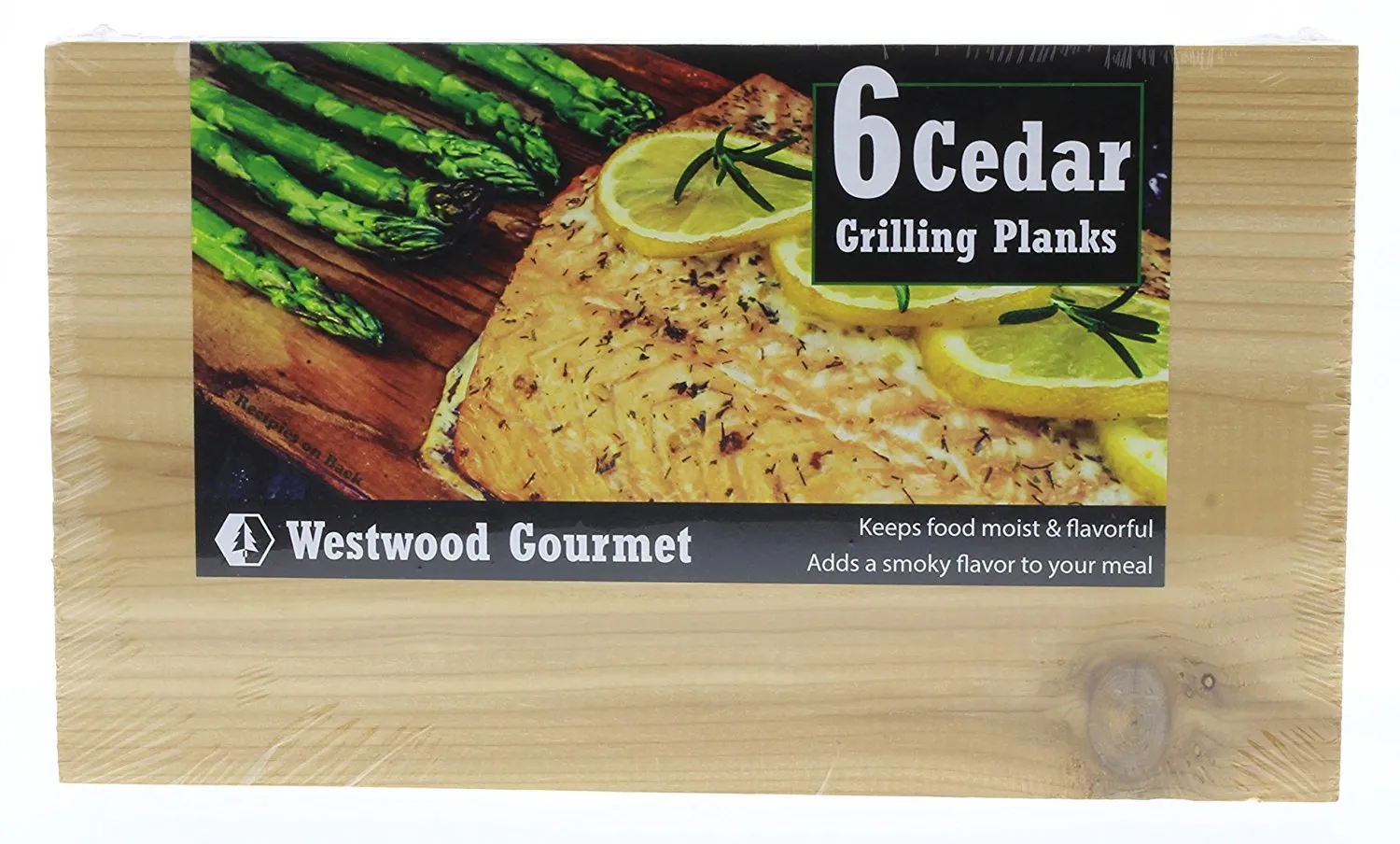 Westwood Gourmet Grilling Planks,12&quot; x 7&quot; (6 Planks)